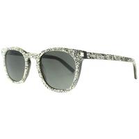 saint laurent paris sl28 009 silver grey