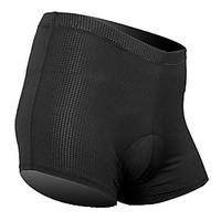 SANTIC Cycling Under Shorts Men\'s Unisex Bike Underwear Shorts/Under Shorts Padded Shorts/Chamois Bottoms Breathable Limits Bacteria