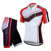 santic cycling jersey with shorts mens short sleeve bike jersey shorts ...