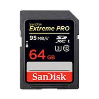 Sandisk Extreme PRO SDHC SDXC Memory Card 64GB UHS-I High Speed (95MB/S)