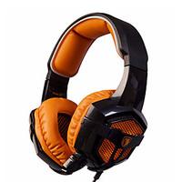 SADES SA-806 LED Light Surround Sound Stereo PC Gaming Headset with Mic Noise-cancelling Wired Headphone for PC/Laptop