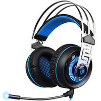 SADES A7 3.5mm Headphone Stereo Surround USB Gaming Headset Game Headband MicHeadphone with Mic for Mac PC YXEJ03