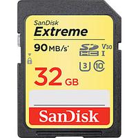 sandisk 32gb sd card memory card uhs i u3 class10 v30 extreme