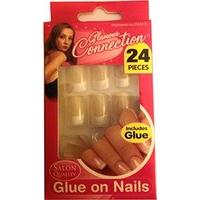 Salon Quality Glue On Nails 24 Pieces