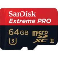 sandisk microsdxc extreme pro 64gb uhs ii u3