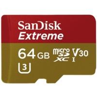 Sandisk Extreme microSDXC 64GB UHS-I U3 V30 (SDSQXVF-064G)