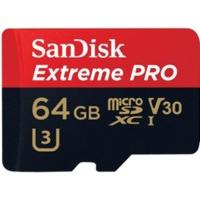 Sandisk Extreme Pro microSDXC UHS-I U3 V30 - 64GB (SDSQXXG-064G-GN6MA)