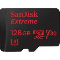 sandisk extreme microsdxc 128gb uhs i u3 v30 sdsqxvf 128g