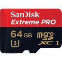 Sandisk Extreme Pro microSDXC 64GB Class 10 UHS-I (SDSDQXP-064G-G46A)