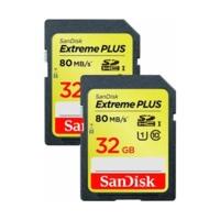 sandisk extreme plus sd 32 gb twinpack sdsdxs2 032g