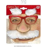 Santa Glasses Withnose Tash Eyebrows Dress-up Novelty Glasses Specs & Shades