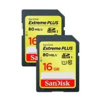 Sandisk Extreme PLUS SD 16 GB Twinpack (SDSDXS2-016G)