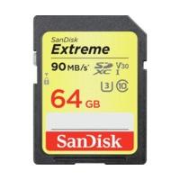 Sandisk Extreme SDXC UHS-I U3 V30 - 64GB (SDSDXVE-064G-GNCIN)