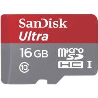 sandisk ultra microsdhc 16gb class 10 uhs i sdsdquan 016g g4a