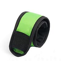 Safety Lights LED Running Armband Reflective Wristbands Compact Size for Camping/Hiking/Caving Cycling/Bike Outdoor Climbing-Green White