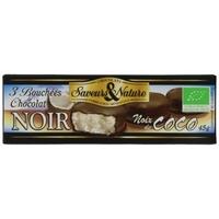 Saveurs Et Natur Coconut Bouchees Dark Chocolate Coated 70% Cocoa (45g x 15)