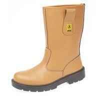 SAFETY TAN RIGGER BOOT, LINED - -