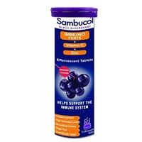 Sambucol Immune Plus Vitamin C and Zinc Effervescent Tablets, 15 Count by Sambucol
