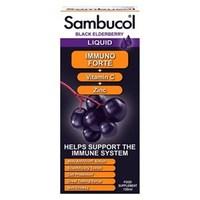 Sambucol Black Elderberry Extract Immuno Forte + Vitamin C + Zinc Liquid 120ml