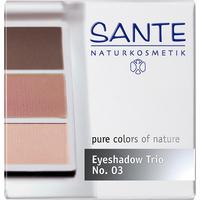 sante eyeshadow trio rose wood