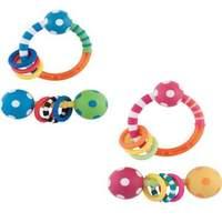 Sassy - Ring Polka Dot Rattle Set