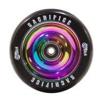 sacrifice oil slick 110mm scooter wheel wbearings neochrome