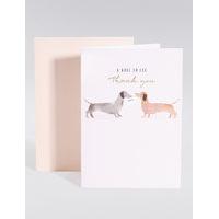 Sausage Dogs Thank You Card