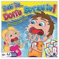 Say It Dont Spray It - Mouthpiece Challenge Game
