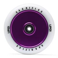 Sacrifice UFO 120mm Scooter Wheels w/Bearings - White/Purple