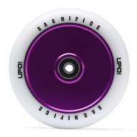 sacrifice ufo 120mm scooter wheels wbearings whitepurple