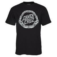 santa cruz shark dot t shirt black