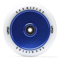 Sacrifice UFO 120mm Scooter Wheels w/Bearings - White/Blue