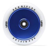 sacrifice ufo 120mm scooter wheels wbearings whiteblue