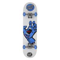 Santa Cruz Screaming Hand Complete Skateboard - White 7.75\