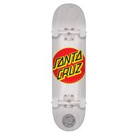 Santa Cruz Classic Dot Complete Skateboard - White 7.7\