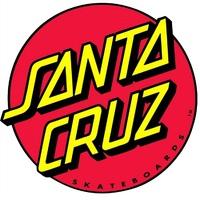 Santa Cruz Classic Dot Sticker - Red/Yellow