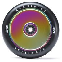 sacrifice ufo 120mm scooter wheel wbearings blackneochrome