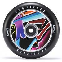 sacrifice ufo 120mm scooter wheel wbearings blackgraffiti