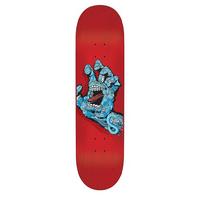 Santa Cruz Walker Hand Skateboard Deck - Black/Blue/Red 8.2\