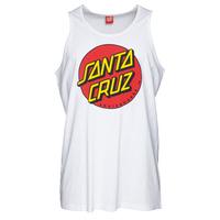 santa cruz classic dot tank top white