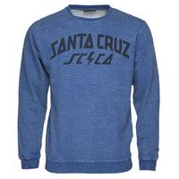 Santa Cruz HQ Crewneck - Indigo Wash