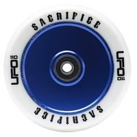 Sacrifice UFO 110mm Scooter Wheel w/Bearings - White/Blue