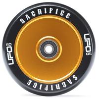 sacrifice ufo 110mm scooter wheel wbearings blackgold