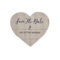 Save The Date Wooden Magnets - 10 Pack