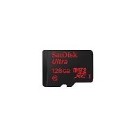 SanDisk Ultra 128 GB MicroSDXC UHS-I Memory Card with SD Adapter