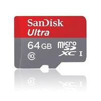 sandisk ultra android 64 gb microsdxc class 10 memory card and sd adap ...