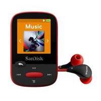 Sandisk Clip Sport 4gb Mp3 Player Red