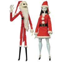 santa jack and sally nightmare before christmas limited edition action ...