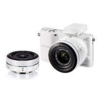 Samsung Nx 1000 White Camera With Hd 1080p 3 Inch Colour Display Built In Wifi One-touch Wireless Sharing 20.3mp Aps-c Cmos Sensor