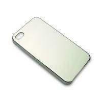 sandberg cover shiny chrome case silver for iphone 44s